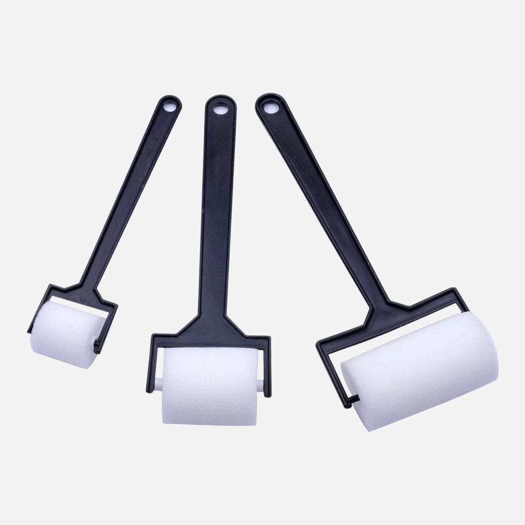 OVJ Sirius Black Handle Foam Roller Set x 3