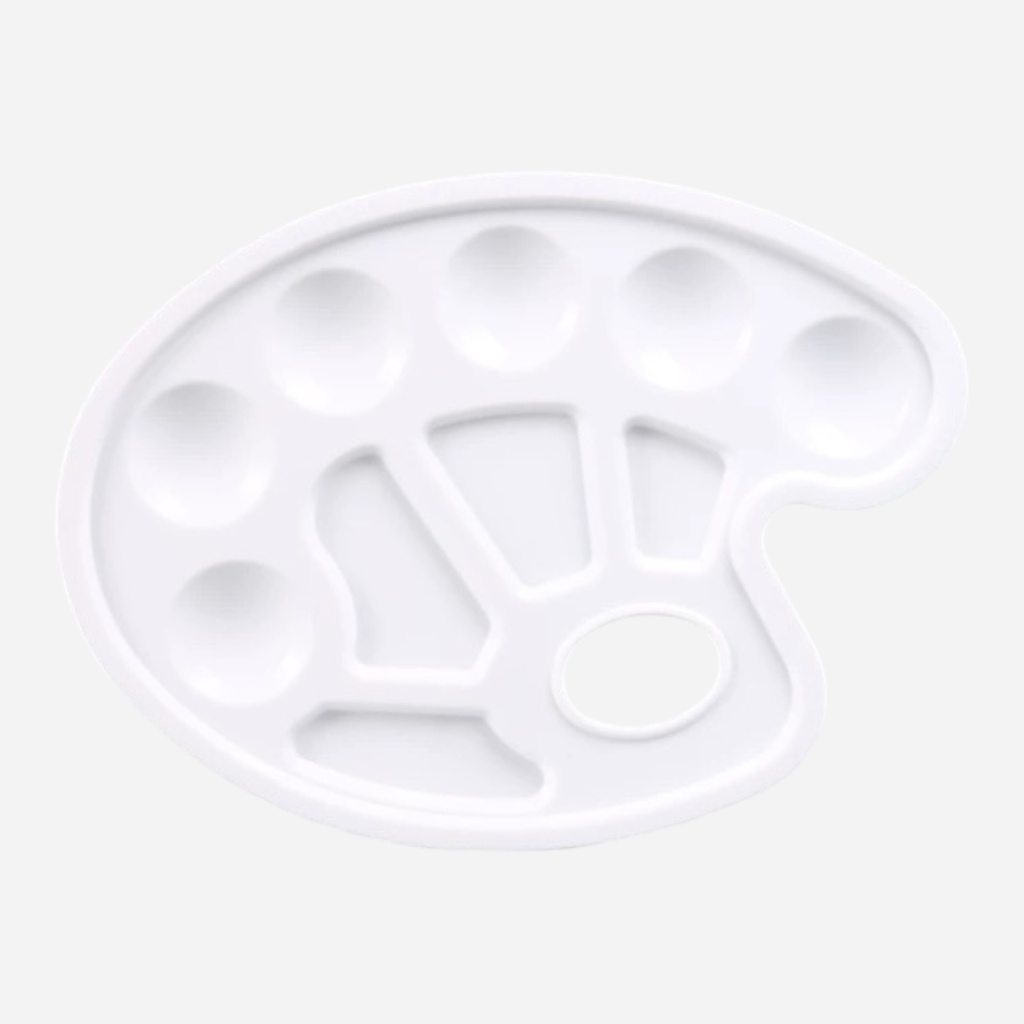 OVJ Plastic Palette With Thumb Hole 10-Well