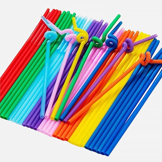 OVJ Bendable Color Craft Straw 6mm x 26cm x 100