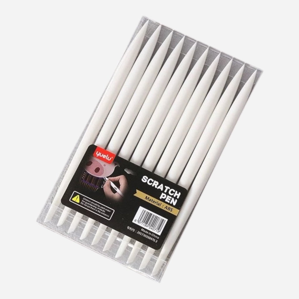 OVJ Scratch Paper Art Pen x 10