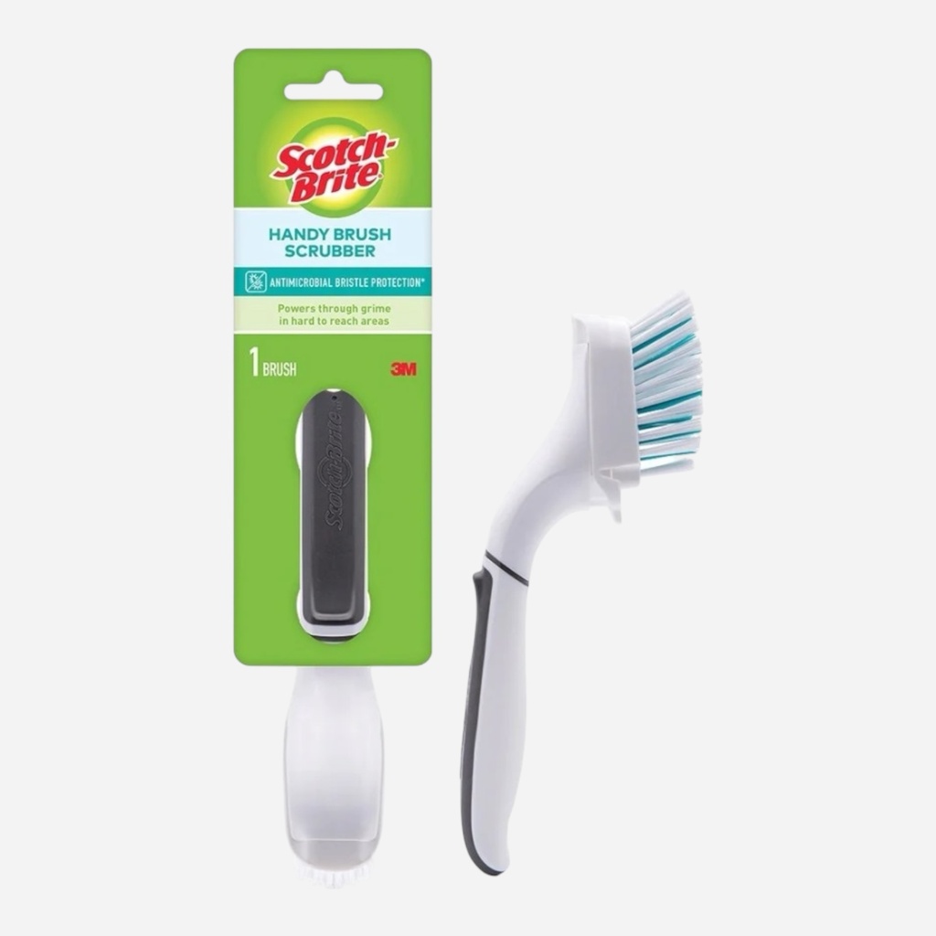 3M Scotch-Brite Handy Brush Scrubber Handle With Scrub Head