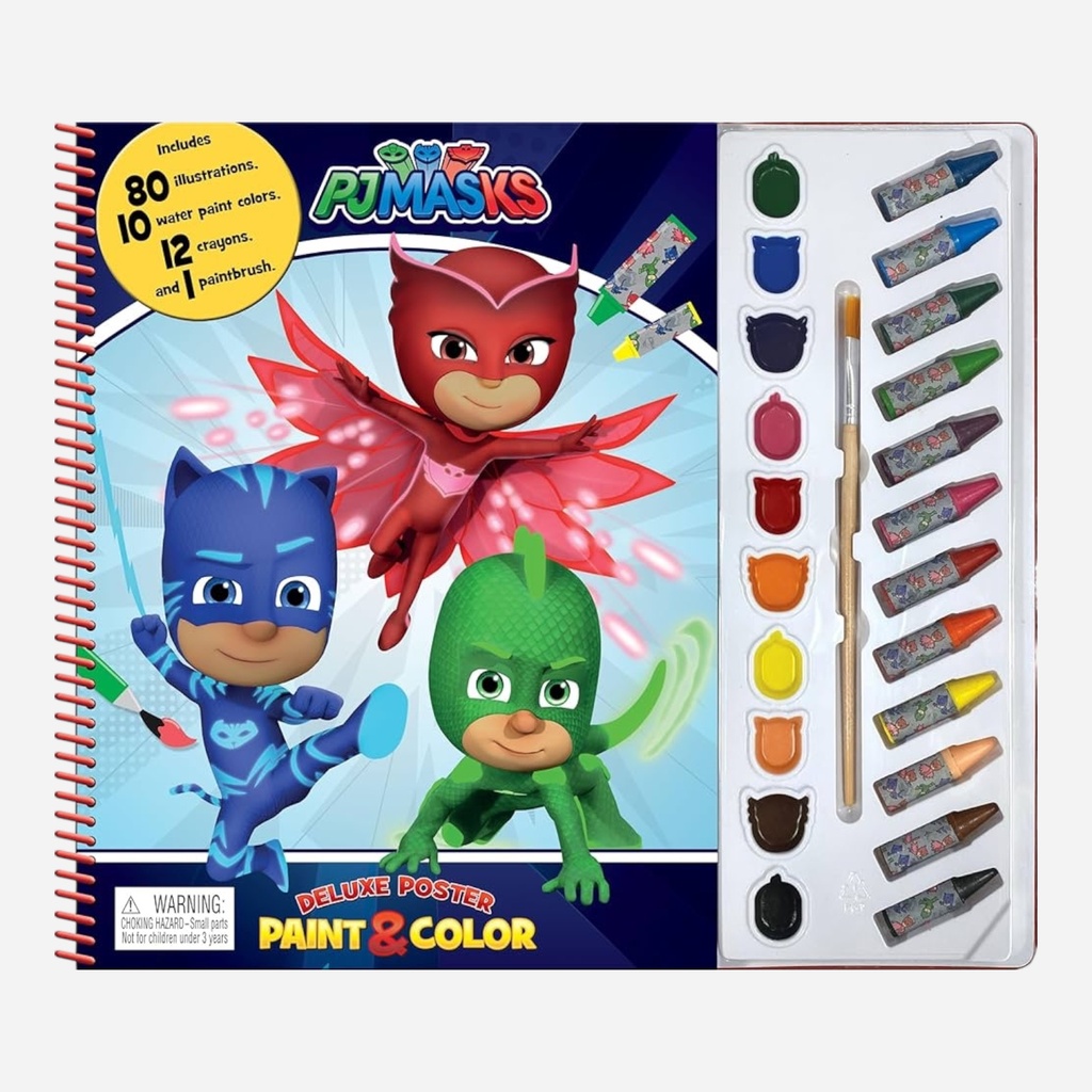 PHIDAL Deluxe Poster Paint & Color - PJ Masks