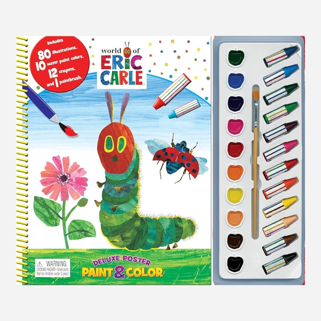 PHIDAL Deluxe Poster Paint & Color - The World Of Eric Carle