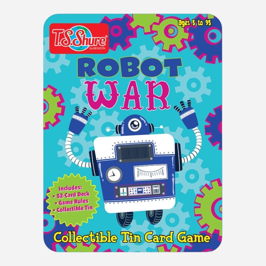 BENDON Collectible Tin Card Game - Robot War