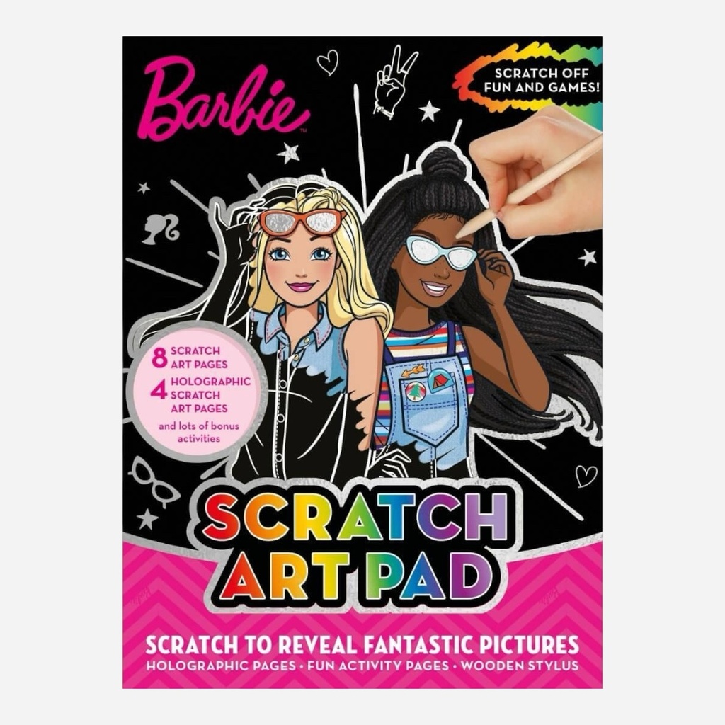 ALLIGATOR Barbie Scratch Art Pad