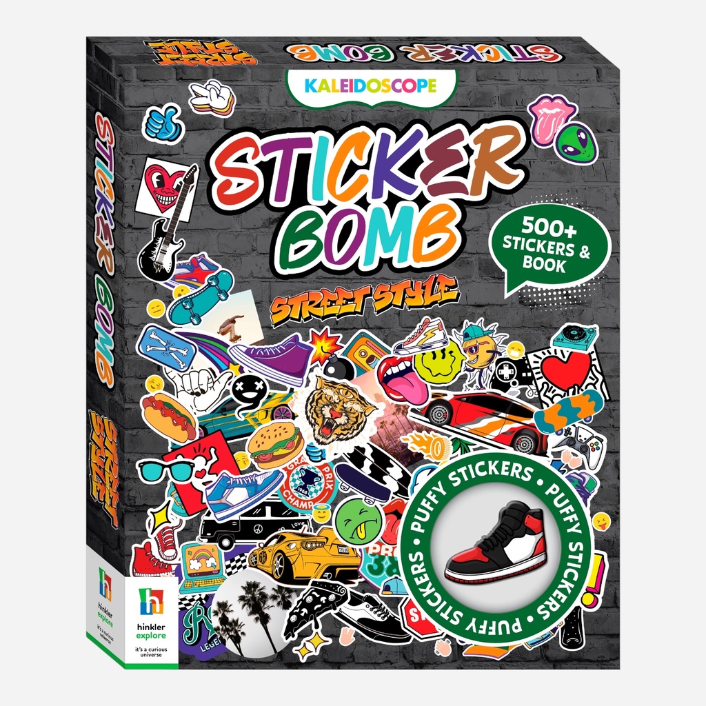 HINKLER Kaleidoscope Sticker Bomb - Street Style