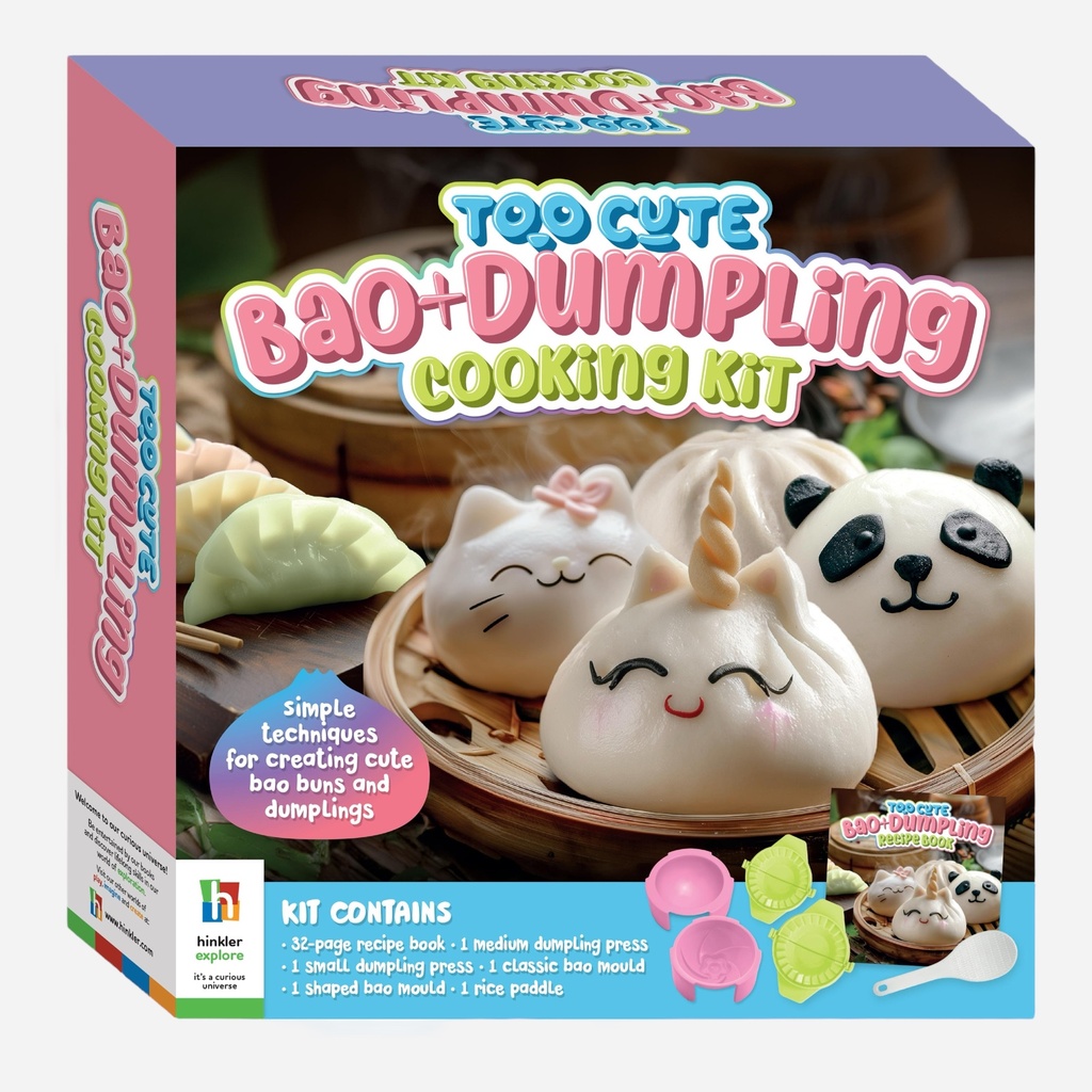 HINKLER Too Cute Bao + Dumpling Cooking Kit