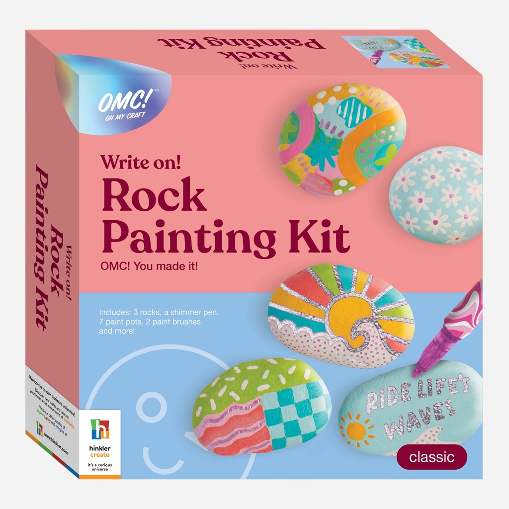 HINKLER OMC! Write On! Rock Painting Kit