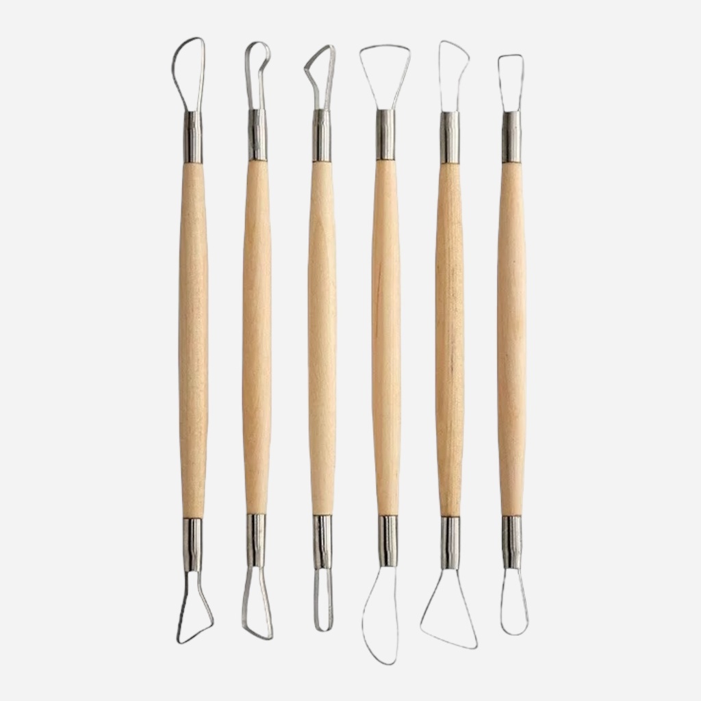 OVJ Potters Clay Sculpting Tool Set x 6