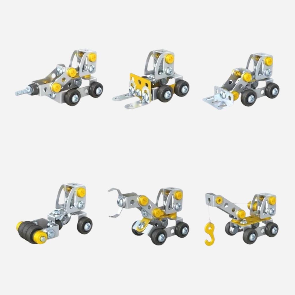 OVJ STEM Building Kit Construction Vehicle (Yellow Box)