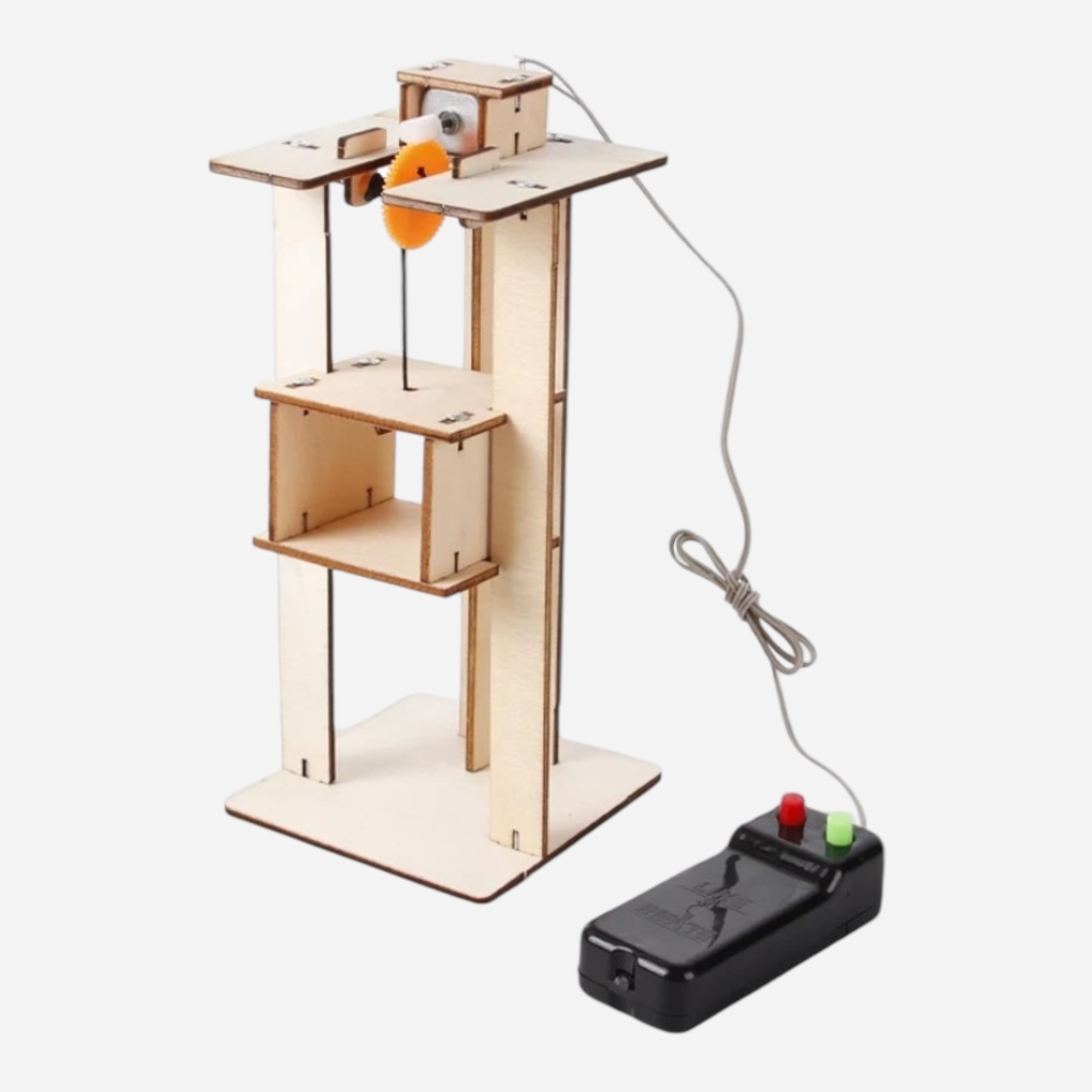 OVJ STEM Building Kit - Electric Elevator (Assembly Required)