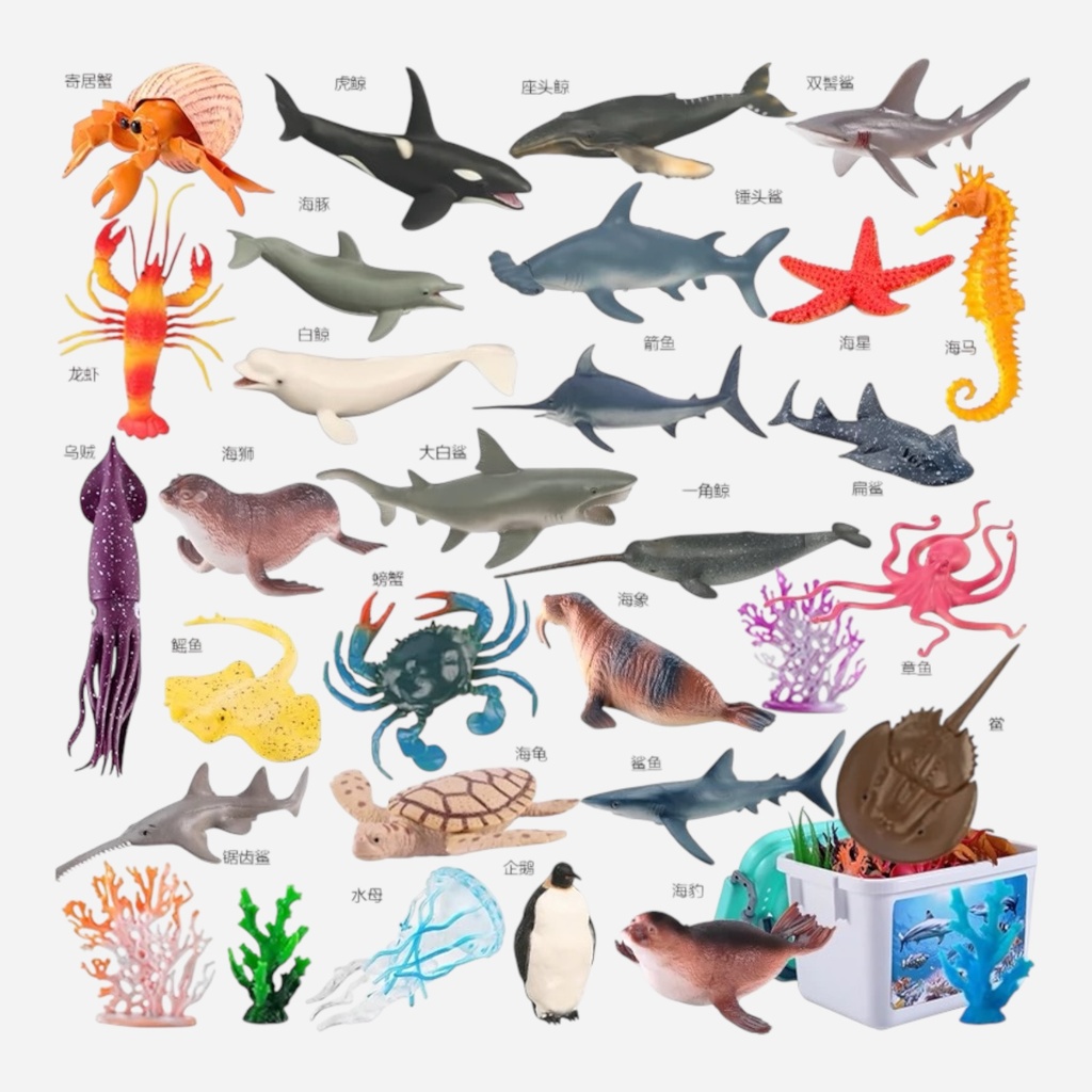 OVJ Diorama Sea Creatures 5cm x 30