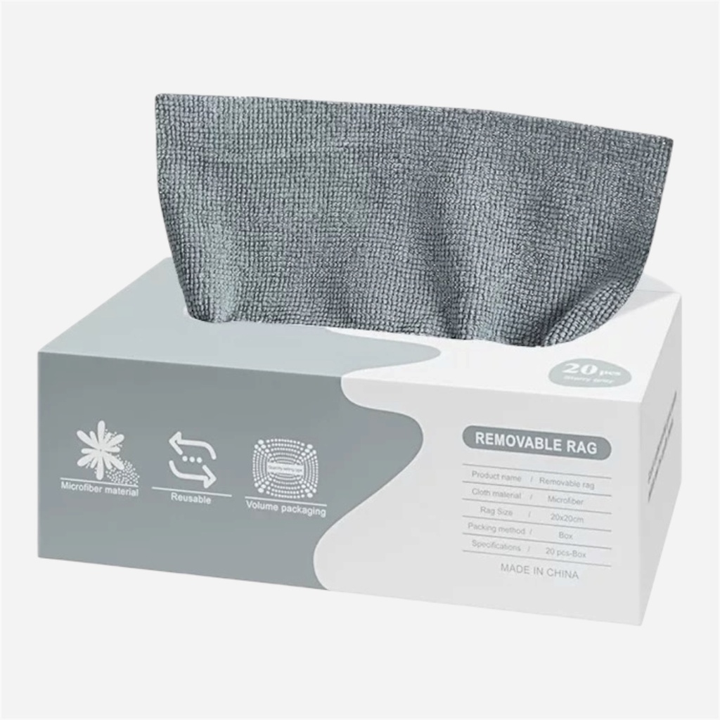 OVJ Pull-Out Rag 20cm x 20cm x 20 Grey