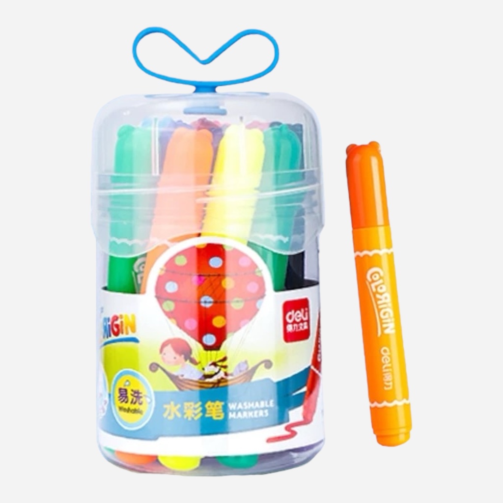 DELI Washable Dot Marker Set x 12