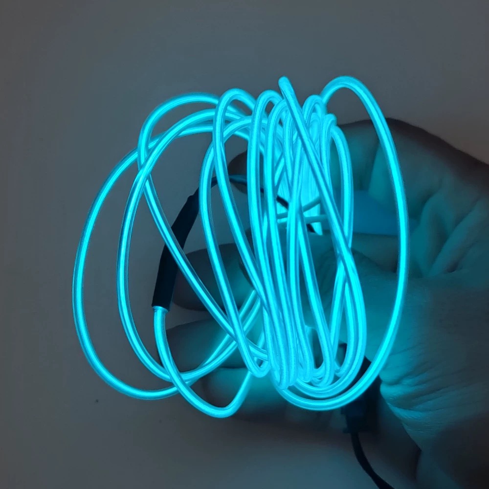 OVJ EL Wire 1m Turquoise Blue