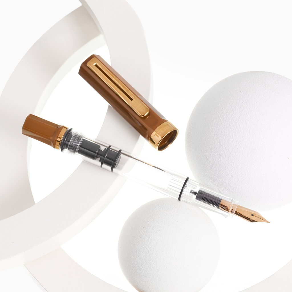 TWSBI Eco Espresso With Bronze Fountain Pen Extra Fine