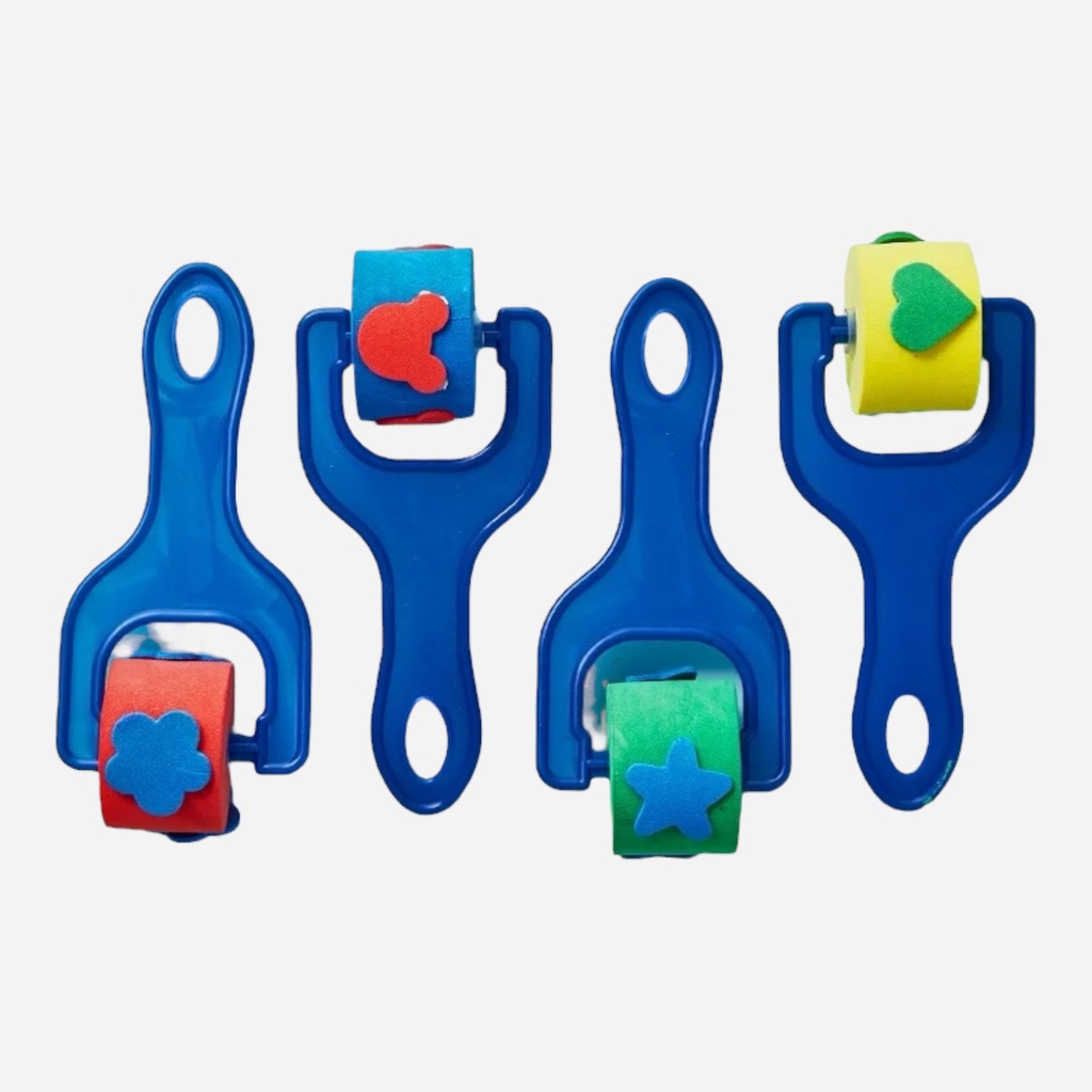 OVJ Craft Stamp Foam Roller Set x 4