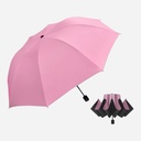 OVJ Automatic Umbrella 8-Bone Pink