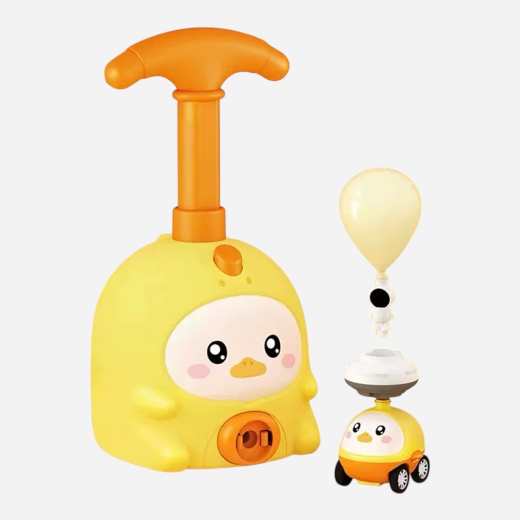 OVJ Balloon-Powered Car Yellow