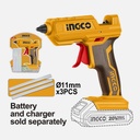 INGCO CGGLI2001 Lithium-Ion Cordless Glue Gun 20V (Batteries & Charger Not Included)