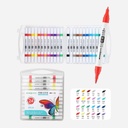 HERO Acrylic Paint Marker Twin Tip Set x 24