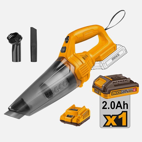 INGCO Lithium-Ion Vacuum Cleaner 20V (Battery & Charger Included)