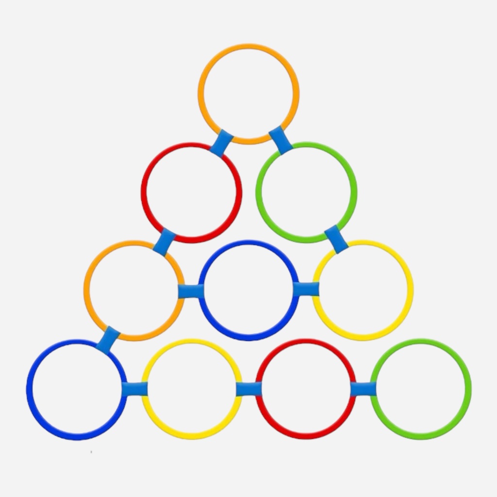 OVJ Agility Training Hoop 10 Rings