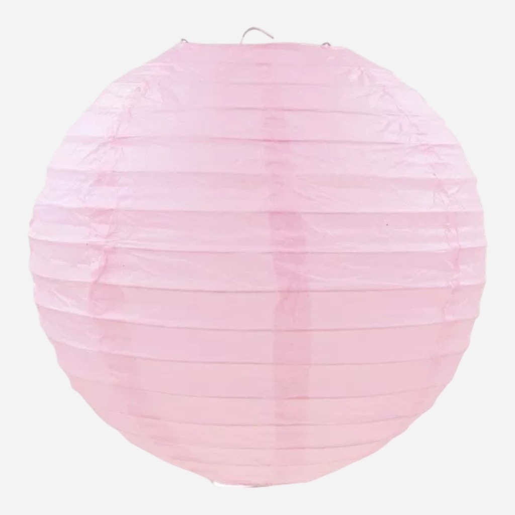 OVJ Round Paper Lantern 30cm Pink