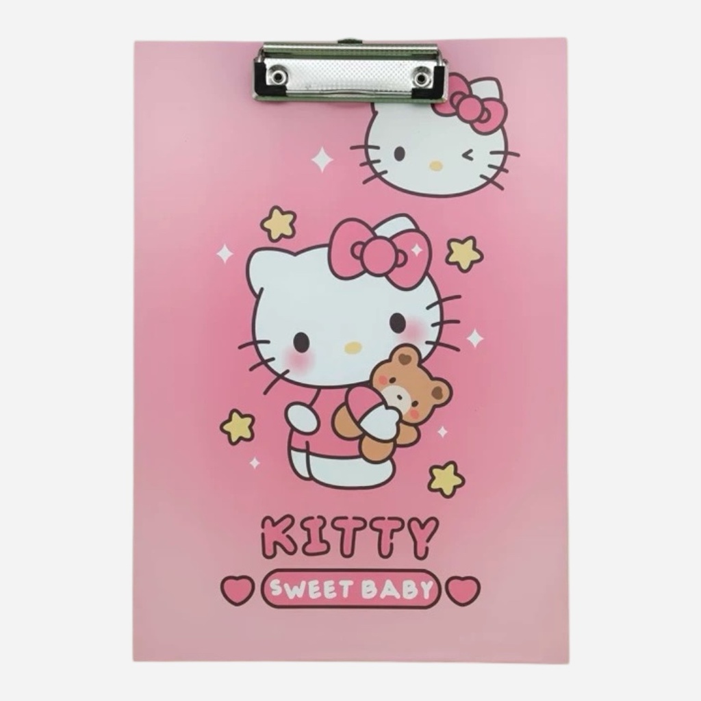 OVJ Sanrio Clip Board A4 Hello Kitty