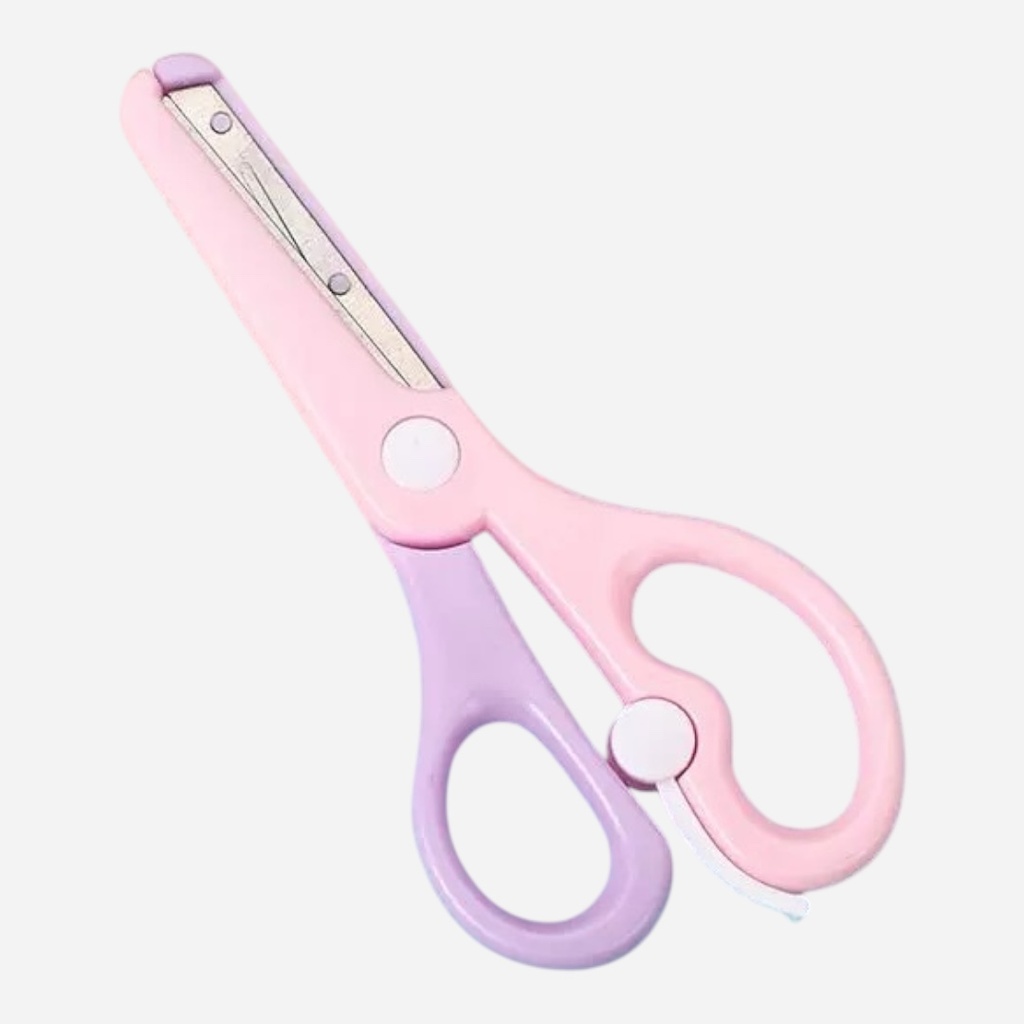 OVJ Macaron Safety Scissors 135mm Purple Pink