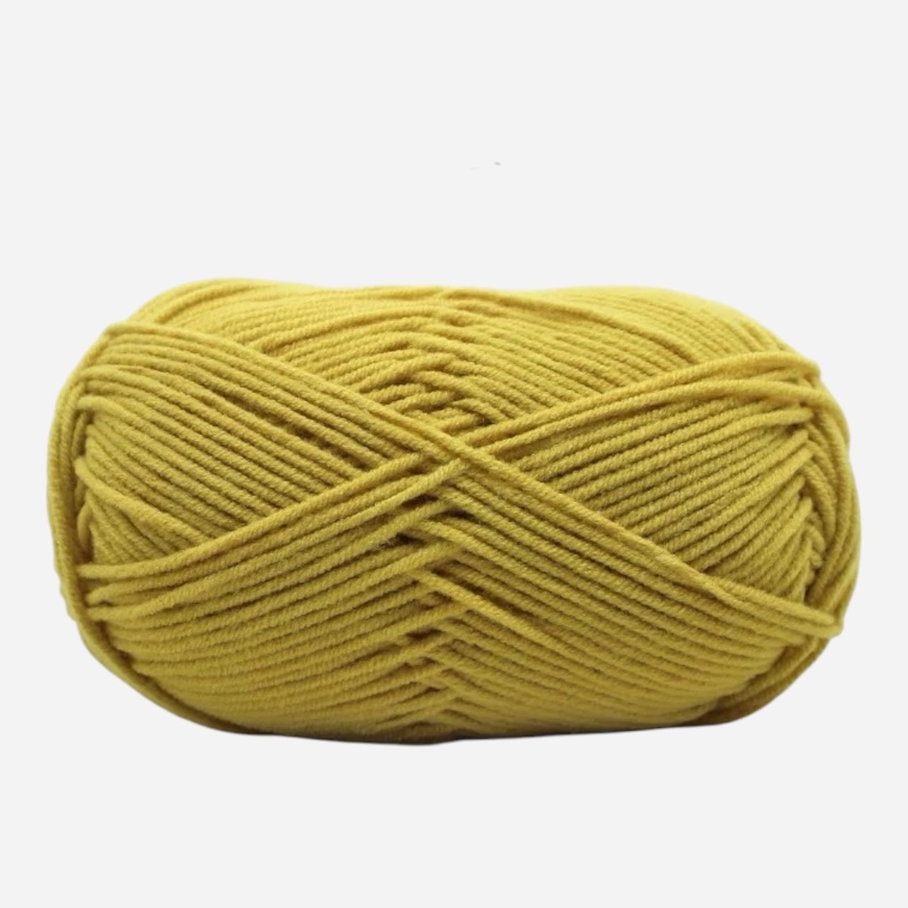 OVJ Milk Cotton Yarn 50g 01 Ginger Yellow