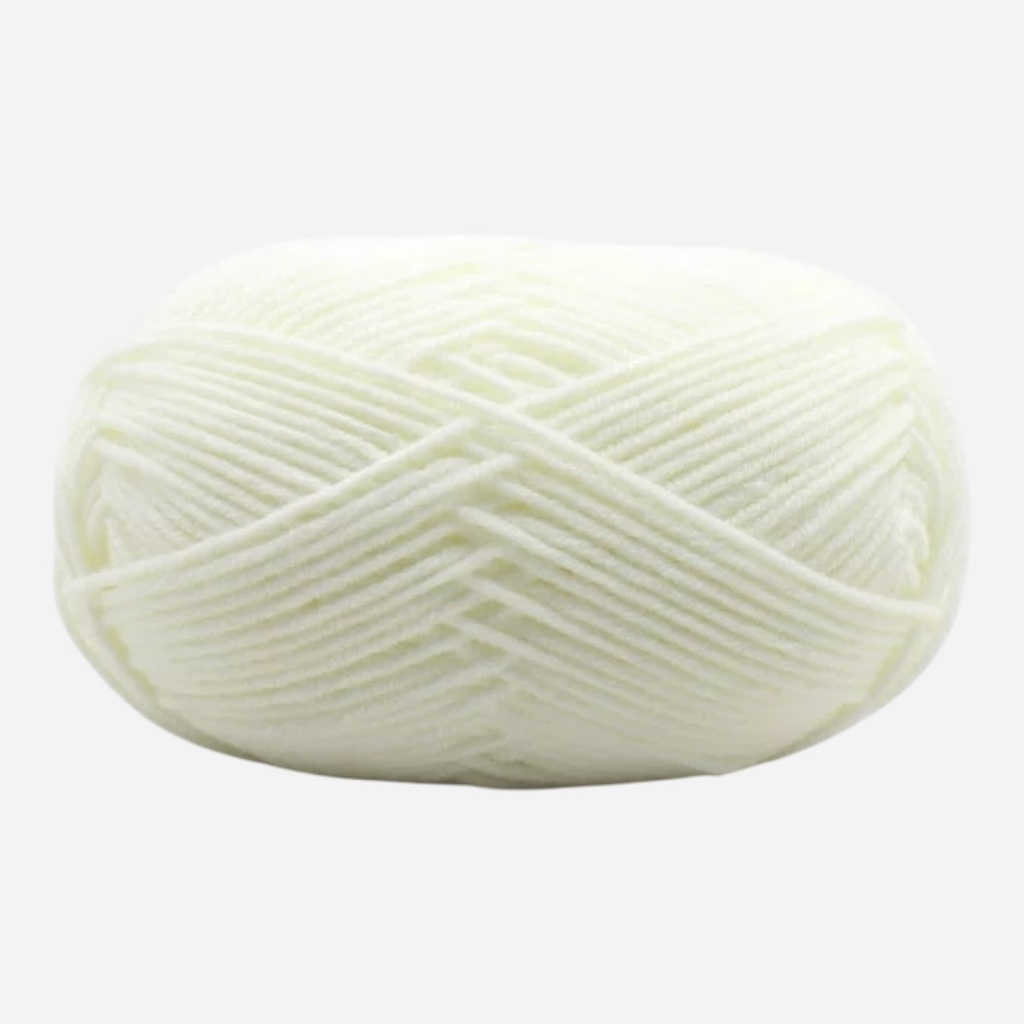 OVJ Milk Cotton Yarn 50g 06 Milk White