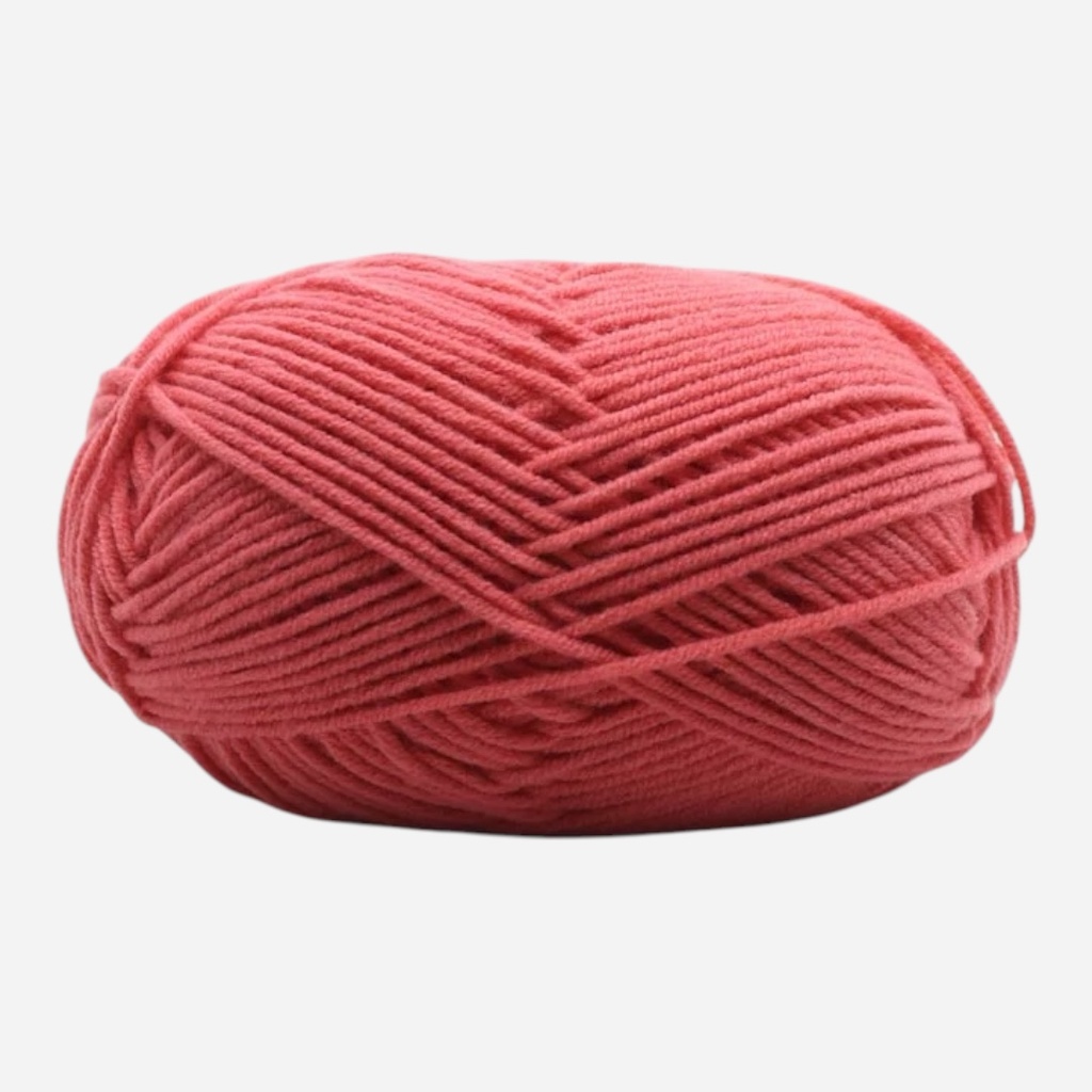 OVJ Milk Cotton Yarn 50g 50 Watermelon Red