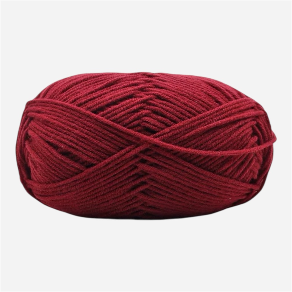 OVJ Milk Cotton Yarn 50g 58 Wine Red