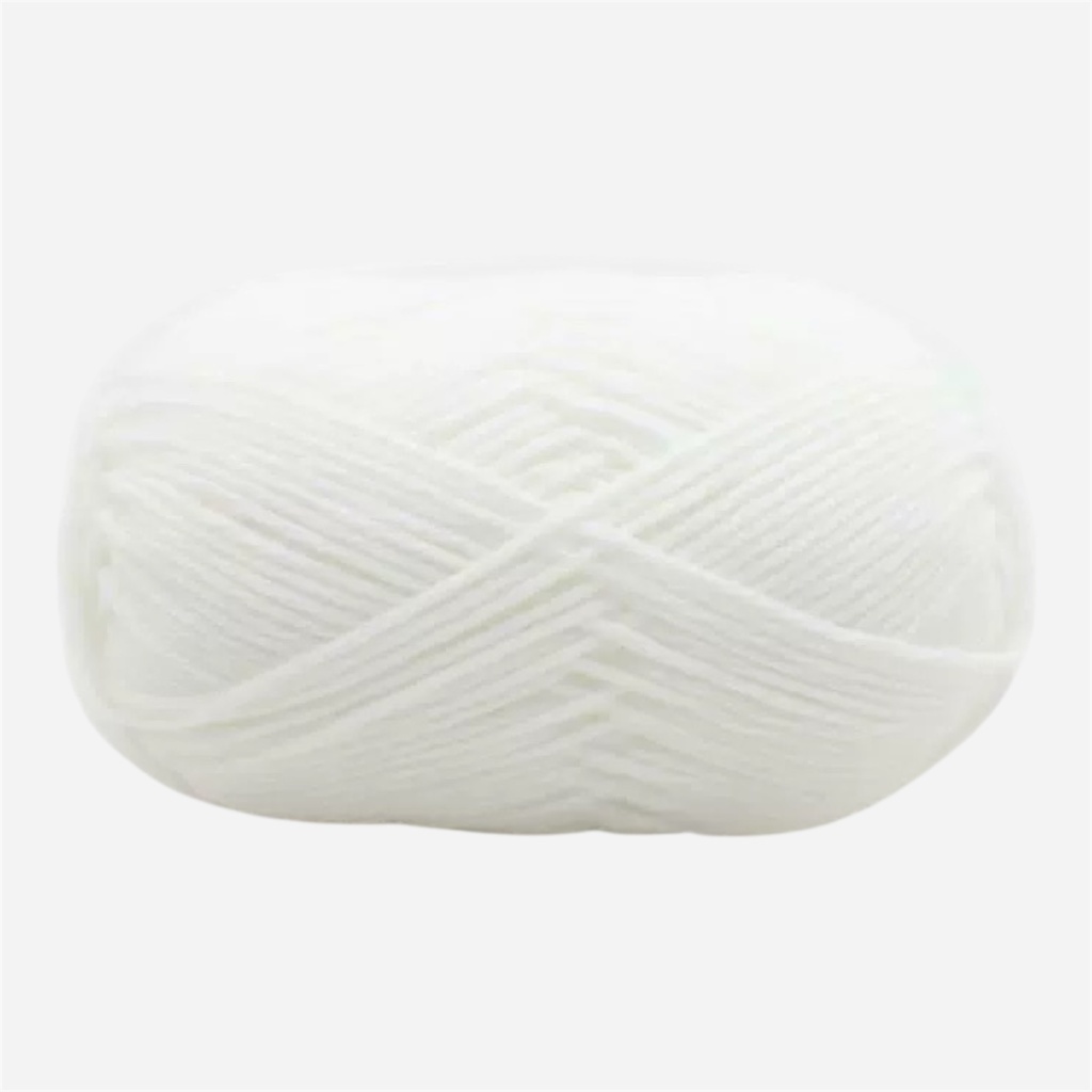 OVJ Milk Cotton Yarn 50g 68 Bleached White