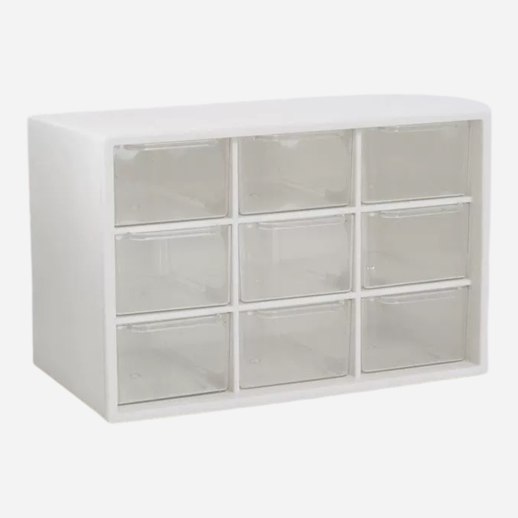 OVJ 9-Drawer Plastic Organiser