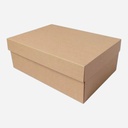 OVJ Kraft Cardboard Shoe Box 12cm x 22cm x 32cm