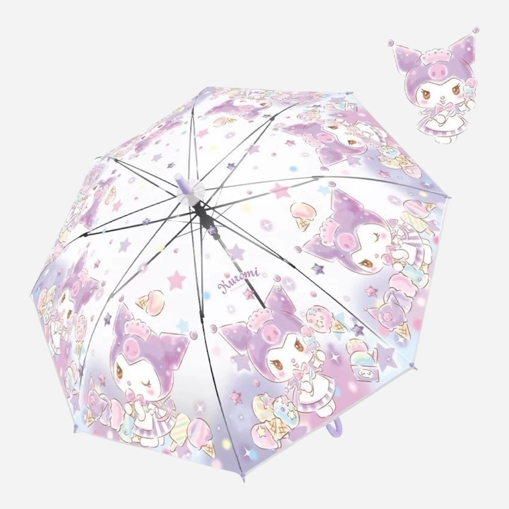 OVJ Sanrio Transparent Violet Umbrella Kuromi