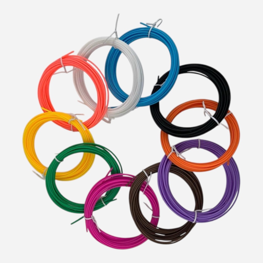 OVJ Academy 3D Pen PLA Filament 1.75mm x 5m x 10