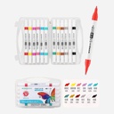 HERO Acrylic Paint Marker Twin Tip Set x 12