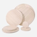 OVJ Natural Pine Wood Coaster 10mm x 10cm