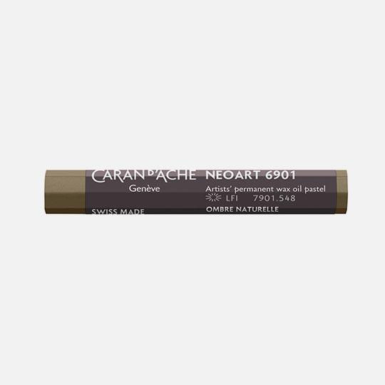 CARAN D'ACHE Neoart 100% Lightfast Wax Oil Pastel Raw Umber