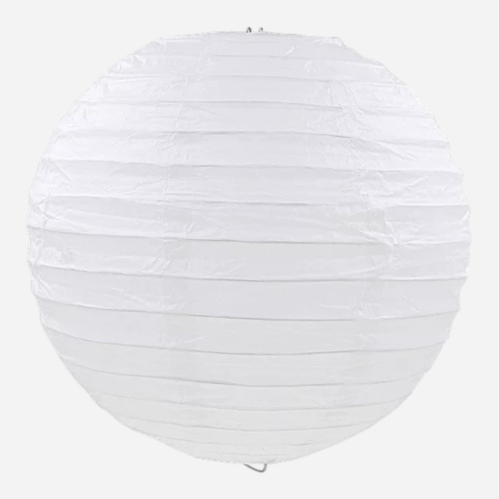 OVJ Round Paper Lantern 30cm White