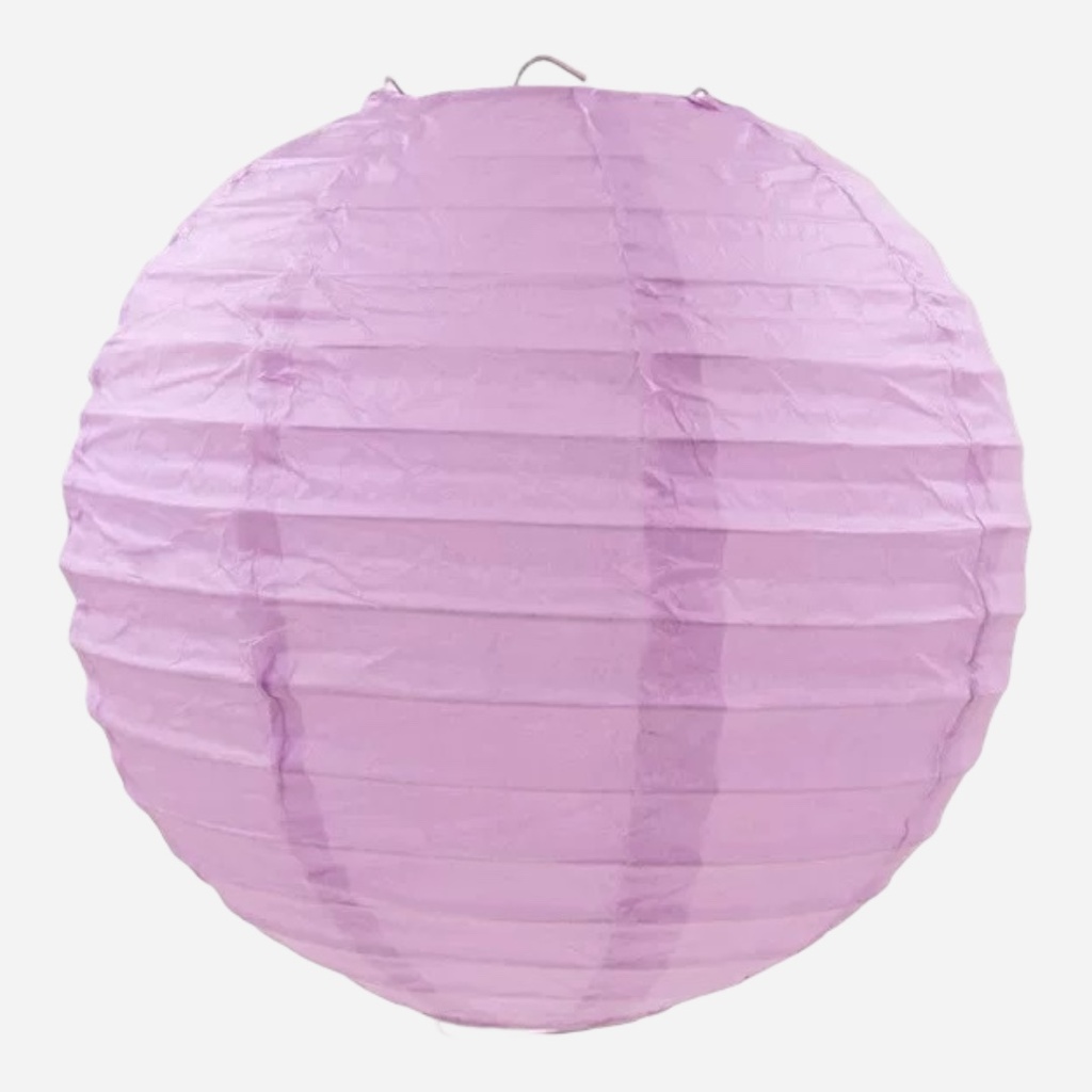 OVJ Round Paper Lantern 30cm Light Violet