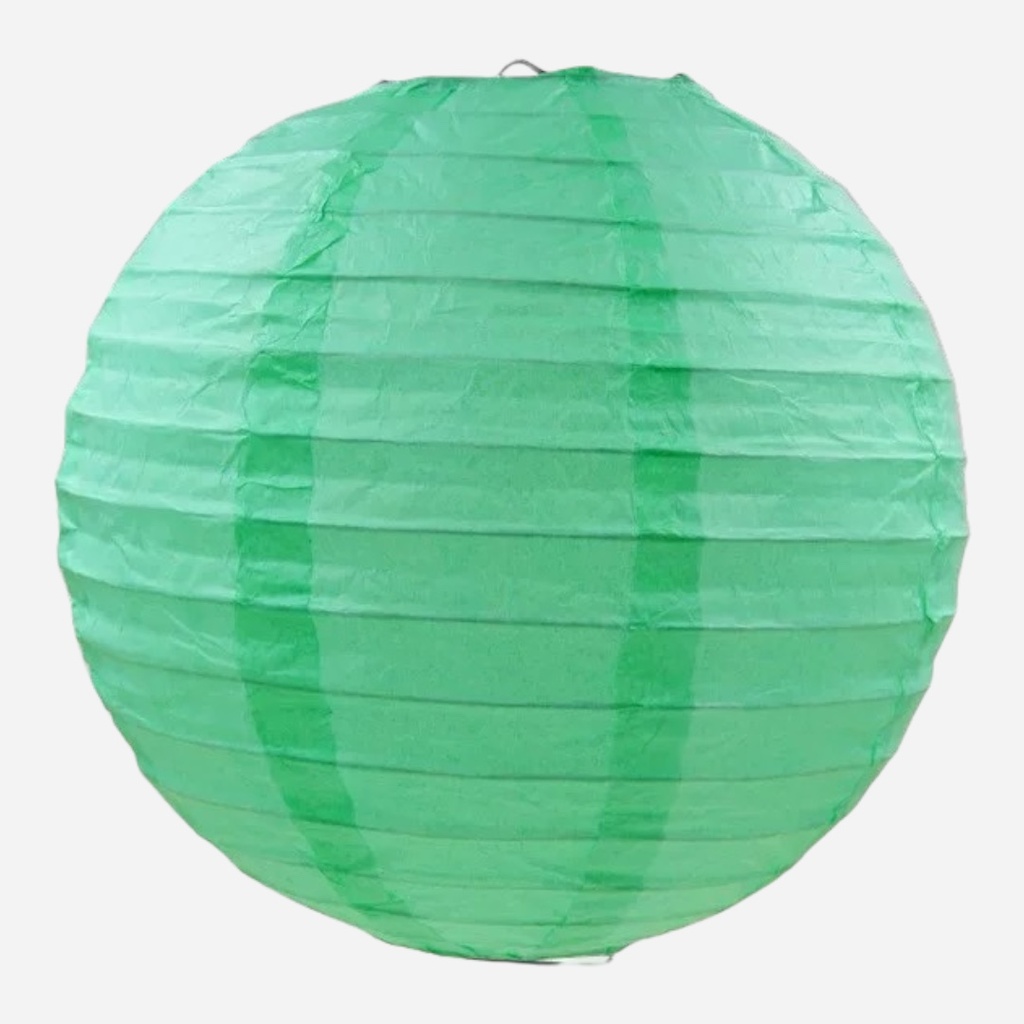 OVJ Round Paper Lantern 30cm Tiffany Green