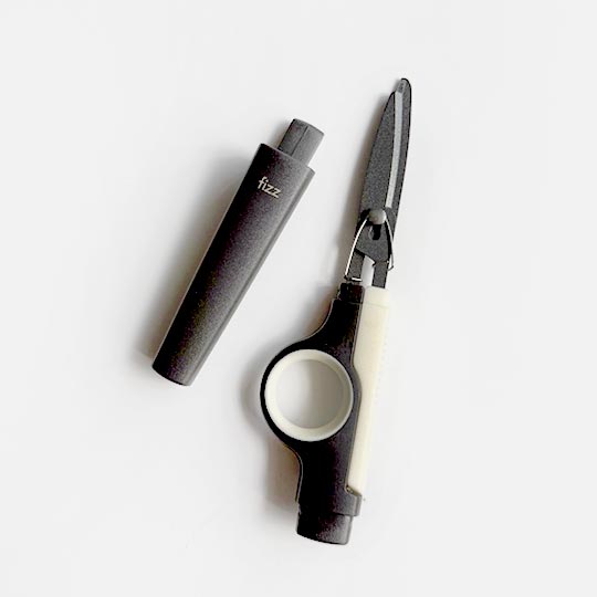 OVJ Sirius Black Teflon-Coated Ceramic Scissors 135mm