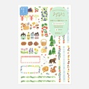 MIDORI Yuru Log Sticker Scandinavia x 2