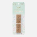 MIDORI Yuru Log Paintable Pre-inked Stamp Forest Scenery