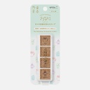 MIDORI Yuru Log Paintable Pre-inked Stamp Cafe