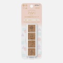 MIDORI Yuru Log Paintable Pre-inked Stamp Geometry
